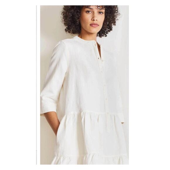 Apiece Apart Maurino Drop Waist Dress Size Small - Picture 5 of 14